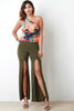 Vent Slit Wide Leg Pants