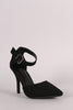 Caged Pointy Toe Dorsay Pump