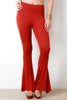 High Waisted Bell Bottom Pants