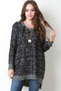 Fluffy Knit Oversize Hooded Sweater