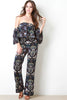 Bardot Flutter Tier Floral Jumpsuit