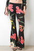 Floral Bell Bottom Pants