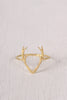 Dainty Antler Ring