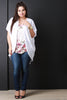 Dolman Sleeves Open Front Knit Cardigan