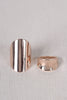 Simple Polished Band Ring Set