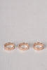 Simple Polished Band Ring Set