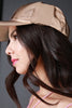 Metallic Vegan Leather Baseball Hat