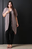 Open Front Chiffon Cardigan