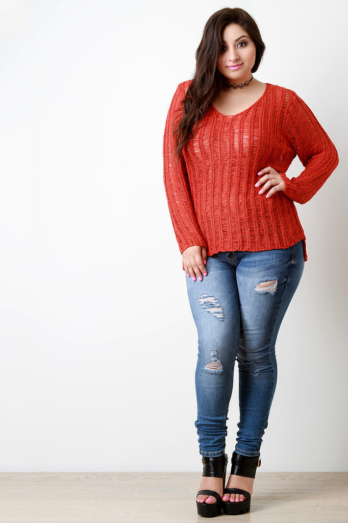 Loose Knit Boxy Sweater