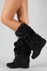 Pom Pom Fur Eskimo Mid-Calf Boot