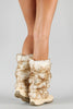 Pom Pom Fur Eskimo Mid-Calf Boot